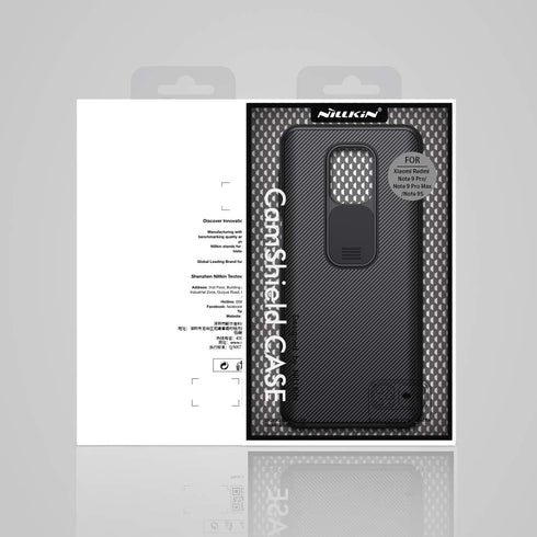 for xiaomi redmi Note 9 pro Case, Nillkin CamShield Pro Slim case Protective Cover Case with Camera Protector Hard PC and TPU Ultra Thin Anti-Scra...