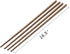 Muso Wood Extra Long Cooking Chopsticks 16.5" Reusable Wenge Wooden Chop Sticks - Japanese Classic Style Chopsticks Kitchen 2 Pairs...