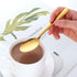 Teaspoons Gold Stainless Steel Dessert Spoons, BUY&USE 12 Pieces 5.9-Inch Coffee Spoons...