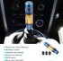 Weighted Manual Shift Knobs Blue, 5 Inch with 3 Threaded Adapters M8 M10 M12 x 1.25, Metal Gear Stick Shift Knob Aluminum Alloy, Universal Car Acc...