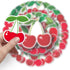 50pcs Cherry Stickers Vinyl Red Fruits Stickers for Water Bottle Laptop Skateboard Phone Computer Bike Cars Guitar Luggage Suitcase,Cute Waterproo...