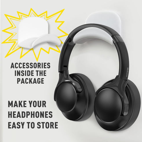Bluetooth Headphones Over Ear 68H Playtime 6 EQ Wireless Headset with Microphone HiFi Stereo Foldable Lightweight Deep Bass for Travel Home Office...