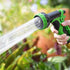 Water Hose Nozzle Sprayer Features 10 Spray Patterns, Thumb Control, On Off Valve for Easy Water Control - HIGH Pressure Garden Hose Nozzle for Ga...