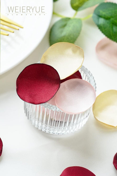 300PCS Silk Rose Petals,Beautiful Realistic Scatter Rose Petals Romantic Night Decoration,Wedding Party Decoration Artificial Flowers Petals...