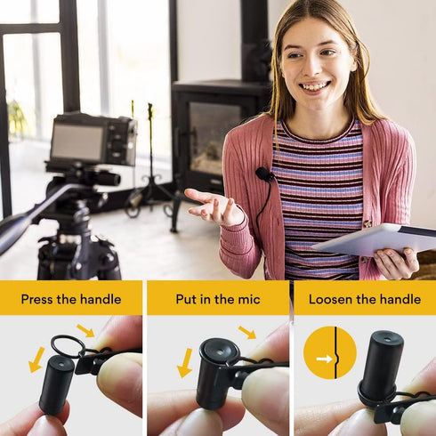 MAONO USB Lavalier Microphone, 192KHZ/24BIT Plug & Play Omnidirectional Lapel Shirt Collar Clip on Mic for PC, Computer, Mac, Laptop, YouTube, Sky...