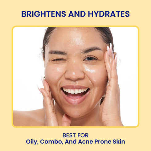 FACETORY Be Bright Be You Illuminating Gold Foil Mask with Vitamin C - Improve Oily, Combo, Dry, and Dull Skin - Moisturizes, Revitalizes, and Eve...