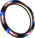 Puerto Rico Flag Steering Wheel Cover for Men Women Anti-Slip Elastic Thickened Steering Wheel Cover Universal Fit 15 Inch...