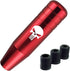 1 PC Gear Stick Shifter Knobs, Skull Design Aluminum Alloy Weighted Gear Lever Metal Stick Shifter Handle Fit for Most Automatic Manual Vehicle (R...