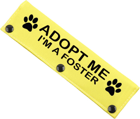 JXGZSO Adopt Me I’m A Foster Leash Sleeve Wrap Adopt Me Dog Leash Cover Dog Gift Dog Owner Gift Dog Rescue Gift (I'M A FOSTER DLS)...