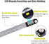 Delgada 200mm/8Inches Digital Angle Finder Ruler - Stainless Steel Protractor for Woodworking and Construction - Battery Included...
