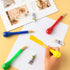 Prasacco 4 Piece Kids Paint Brushes, Jumbo Children's Paintbrushes Artist Paint Brushes with Easy to Hold Handles Grip Toddler Tempera Paint Brush...