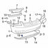 Rexka 100pcs M6.3 Splash Shield Wheel Cover Bumper Cover Retainer Clip Pin Rivet for Jeep Dodge Ram Chrysler 6501916 GM 22547243...