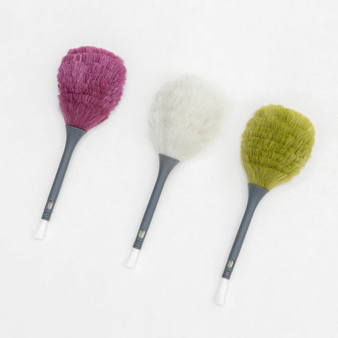 3 Pack Microfiber Delicate Duster & Detail Brush - Dual Ended Duster with Microfiber, Electrostatic and Washable Screen Static Cleaning Tool for O...
