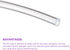 DMiotech 2.5mmx4mm Pneumatic Tubing, 4 Meters/13.1ft Air Compressor PU Line Hose Tube for Water Fluid Transfer, Transparent...