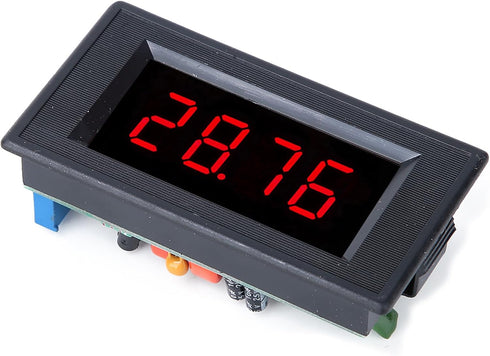 Mini Digital DC Voltmeter, 79x43x24 mm 4 Digit Voltage Tester Meter with Red LED Display Panel for Measure Various Battery Voltages(DC 500mV/1V/2V...