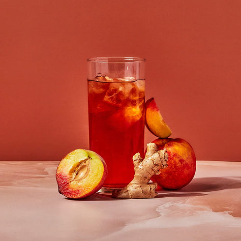 Steven Smith Teamaker Ginger Peach Iced Tea No. 35 Refreshing, Caffeinated, Sugar-Free, Sustainably Grown, Full Leaf Black Iced Tea Bags, 10 Count...
