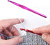 GIRLOOKA 14PCS Aluminum Crochet Hooks Set Multicolor Aluminum Handle Knitting Needles Craft Yarn 2-10mm......