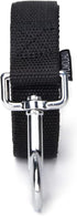 Strong Durable Nylon Dog Training Leash, 1 Inch Wide Traction Rope, 6 ft 10ft 15ft Long, for Small and Medium Dog (Black, 6 Feet)...