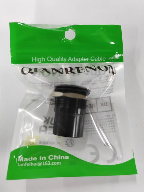 QIANRENON USB2.0 to USB B Threaded Fixed Printer Adapter USB2.0 Female to USB Type B Female Panel Mount Round Connector for PC Printer Scanner Lap...