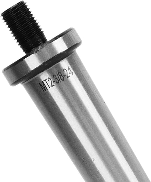 MT2-3/8-24 Drill Chuck Arbor 2MT Shank To 3/8in 24 Threaded Drill Chuck Arbor Hardened Morse Taper MT2 Adapter for Pneumatic Tools...