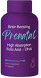 Ultra Strength Bio-Available Prenatal Vitamins for Women, Naturally Occurring Methylated Folate Folic Acid, DHA Omega 3. Supports Brain Developmen...
