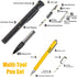 Gifts for Him, Multi-Tool Pen Set (2 Pack) Mens Gifts for Dad/Grandpa/Husband, Cool Gadgets, Unique Mens Dad Gifts, LED Tactical Pen Light for Bir...