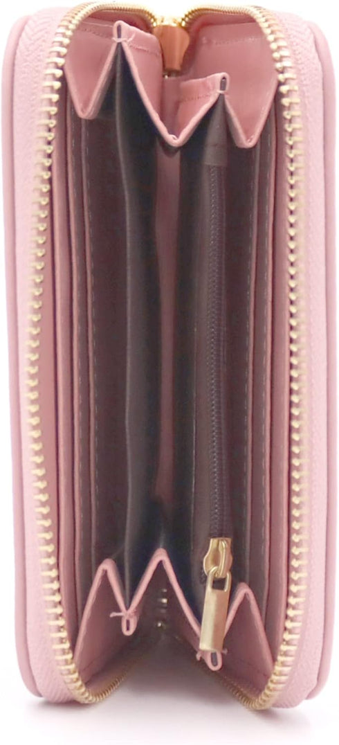 Womens Small Zip Around Wristlet Wallet...