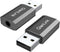 USB to 3.5mm Jack Audio Adapter (2-Pack), USB to Audio Jack Adapter Headset, USB A to 3.5mm TRRS Female, External Stereo Sound Card for Headphone,...