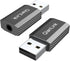 USB to 3.5mm Jack Audio Adapter (2-Pack), USB to Audio Jack Adapter Headset, USB A to 3.5mm TRRS Female, External Stereo Sound Card for Headphone,...