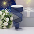 Solid Canvas Wired Edge Ribbon, 10 Yards (Navy Blue, 1.5 Inches)...