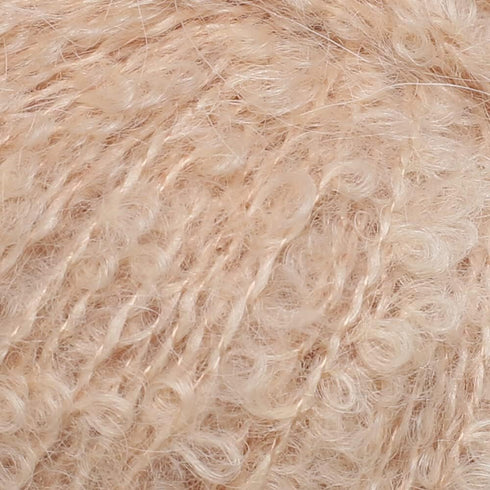 2 Skein La Mia Alpaca Boucle,%80 Alpaca%15 Wool%5 Polyamide Yarn for Knitting and Crocheting 50 gr (1.76 oz) / 140 m (153 yards), Beige - L308......
