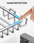 Nieifi Bar Soap Holder for Shower Wall with 4 Hooks, Stainless Steel Adhesive Soap Dish for Bathroom, Silver...
