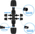 1/2 Inch to 1/4 Inch Tubing Irrigation Fittings for (1/2'' ID x 0.60''-0.63'' OD) 16mm Drip Tubing,Locked Barbed Tee Connectors (10 Pcs Barbed Tee...