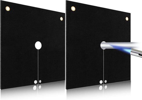 Welding Blanket Fireproof, 2 Packs Opening Shape Heat Shield Mat, Brazing Heat Shield for Torch, Welding Pad for Plumbing, Fire Flame Resistant Cl...