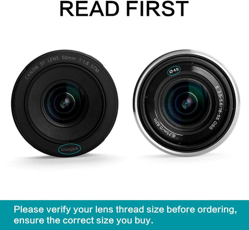 77mm Close-up Filter Kit 4 Pieces(+1,+2,+4,+10) Macro Filter Accessory Close-up Lens Filter Kit Set with Lens Filter Pouch for Canon Nikon Sony Pe...