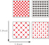 8PCS Polka Dot Checkered Heart Stencils Mixed Media Stencils Assorted Sizes Repeating Stencils for Painting on Wood Tile Paper Fabric Floor Wall...