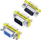 DTECH 3-Pack VGA Connector Female to Female Gender Changer Male to Female Adapter, Male to Male Coupler...
