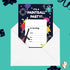 Desert Cactus Paintball Happy Birthday Invitations Style 2 Invite Cards (10 Count) With Envelopes Boys Girls Kids Party (10ct)...