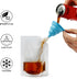 Liquor Plastic Flasks Concealable And Reusable Cruise Sneak Flask Drink Pouches Drinking bags with Funnel (8OZ-6PCS)...