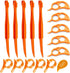 Orange Citrus Peelers, Cosmer Set of 15 Plastic Easy Slicer Cutter Peeler Remover Opener Kitchen Accessories Knife Cooking Tool Kitchen Gadgets (S...