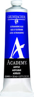 Grumbacher Academy Acrylic Paint, 150ml/5.07 oz Metal Tube, Ultramarine Blue (C21911)...