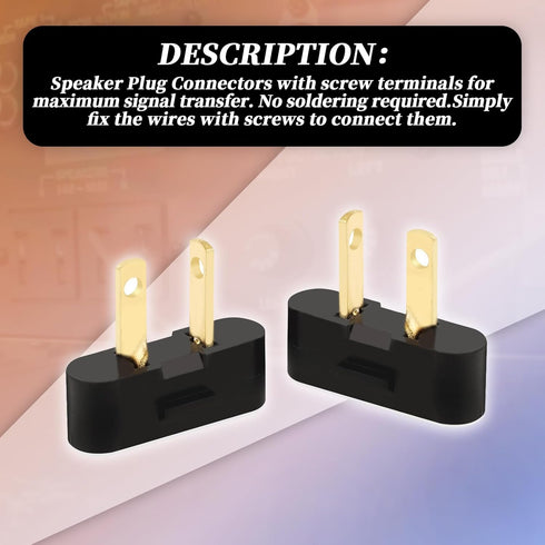 for Pioneer Speaker Plug Connectors SX-525 SX-626 SX-727 SX-828 SX-990 SX-1000 (2)...
