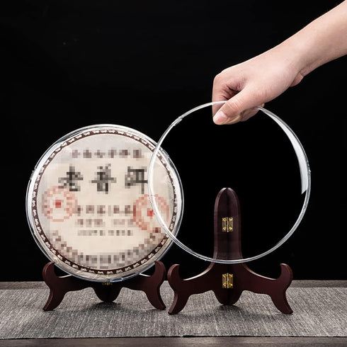 Wooden Display Stand Plate Displaying Holders Photo Frame Holders Picture Easel Stand Book Stands Home Art Decoration for Desk Tabletop 6 inches...
