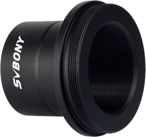 SVBONY T2 T Ring Adapter and T Adapter, 1.25 inches Metal Telescope Camera Adapter for Canon EOS Standard EF Lenses and Telescope Camera Astrophot...
