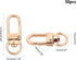 PH PandaHall Key Chain Clips, 30 Pieces Golden Metal Lobster Claw Clasps Swivel Lanyards Trigger Snap Hooks Strap for Keychain Key Rings DIY Bags ...
