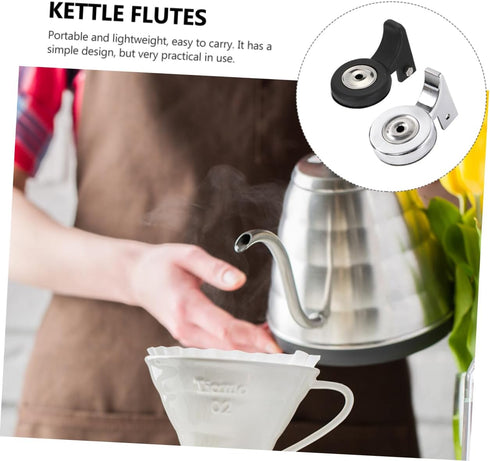 2pcs Ming Sound Spout Lifeguard Whistle Stainless Steel Whistling Kettle Coffee Accesories Stainless Steel Water Jug Boiled Kettle Spout Replaceme...
