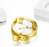 JewelryWe Wrist Watches for Women Elegant Alloy Bangle Watch Analog Square Quartz Dress Watch, for Mother's Day...