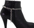 Women Western Fashion Boot Silver Metal Chain Bracelet Shoe Anklet Scorpion Charm Jewelry Accessory...
