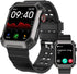 Smart Watches for Men with Bluetooth Call Tactical Outdoor Sports Smartwatch for Android iPhone Waterproof Fitness Watch with Heart Rate Step Coun...