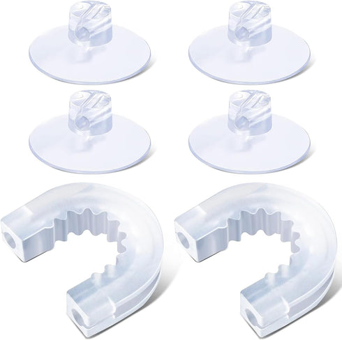 Bathroom Shower Caddy Connector Sucker with 4pcs Professional Strength Large Suction Cups, Easy to Attach, Replacement Suction Cups Compatible wit...